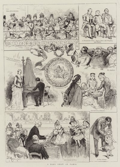 A Baby Show in Paris by Adrien Emmanuel Marie